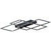 ET2 Traverse LED Black LED Flushmount E21519-BK