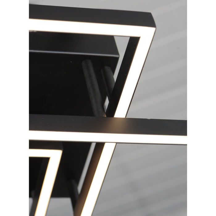 ET2 Traverse LED Black LED Flushmount E21519-BK - Flushmounts