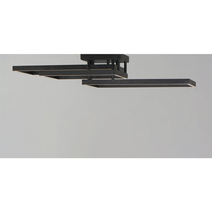 ET2 Traverse LED Black LED Flushmount E21519-BK - Flushmounts