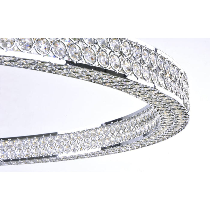 Eternity LED Polished Chrome LED Entry Foyer Pendant - Pendants