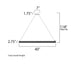 Eternity LED Polished Chrome LED Entry Foyer Pendant - Pendants