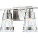 Ethos Brushed Nickel LED Vanity - Bath & Vanity