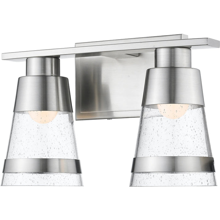 Ethos Brushed Nickel LED Vanity - Bath & Vanity