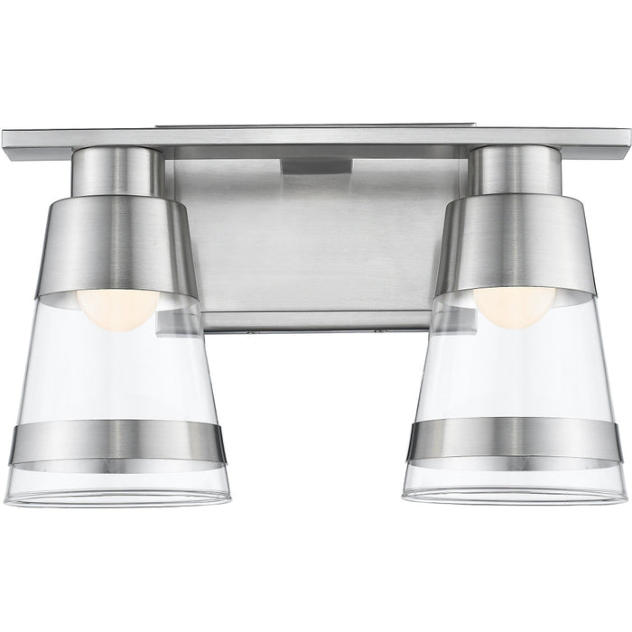 Ethos Brushed Nickel LED Vanity - Bath & Vanity