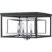 Euclid Chrome Matte Black Flushmount - Flushmounts