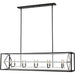 Euclid Chrome Matte Black Island Billiard Pendant - Island/Billiard