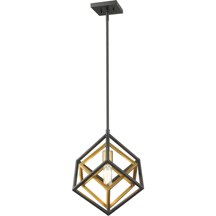 Euclid Olde Brass Bronze Mini-Pendant | theLightShop