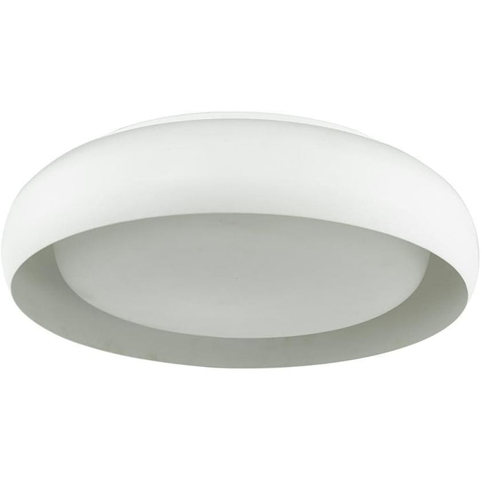 Euphoria White 1 Light LED Flushmount - Flushmounts