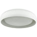 Euphoria White 1 Light LED Flushmount - Flushmounts