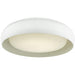 Euphoria White 1 Light LED Flushmount - Flushmounts