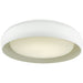 Euphoria White 1 Light LED Flushmount - Flushmounts