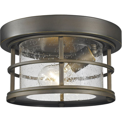 Exterior Additions Oil Rubbed Bronze Outdoor Flush Ceiling Mount Fixture | theLightShop