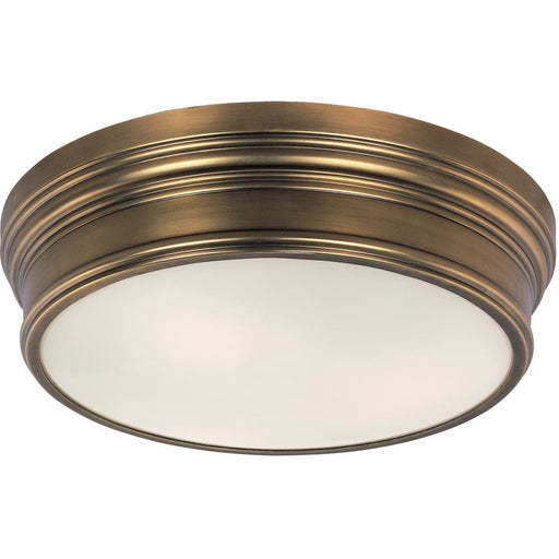 Fairmont Natural Aged Brass Flush Mount - Flushmounts