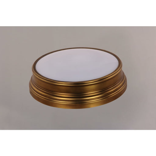 Fairmont Natural Aged Brass Flush Mount - Flushmounts