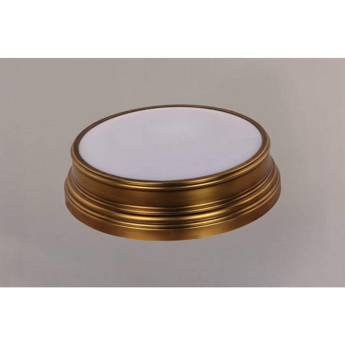 Fairmont Natural Aged Brass Flush Mount - Flushmounts