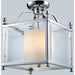 Fairview Chrome Semi-Flushmount | theLightShop