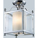 Fairview Chrome Semi-Flushmount | theLightShop