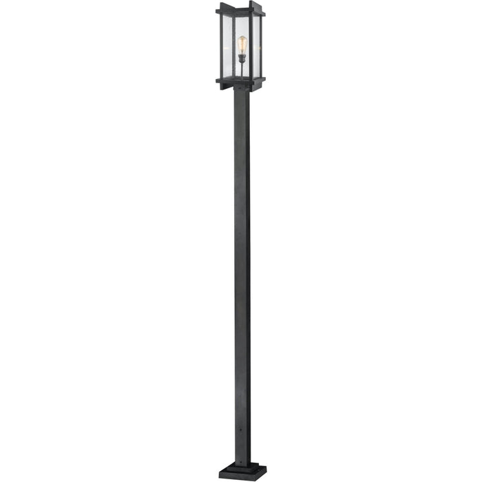 Fallow Black Outdoor Post Mounted Fixture - Outdoor Post Mounted Fixture