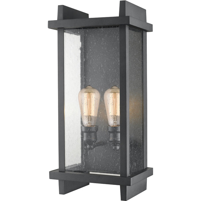 Fallow Black Outdoor Wall Sconce | theLightShop
