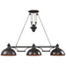 Farmhouse Oiled Bronze Island Light - Island Light