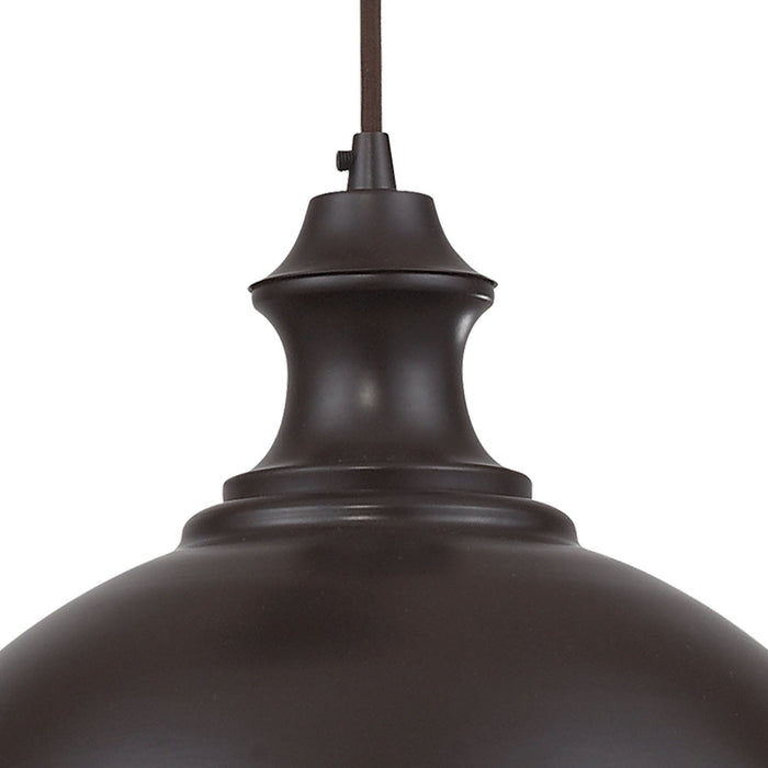 Farmhouse Oiled Bronze Pendant - Pendants