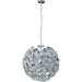 Fiori Polished Chrome Single Pendant - Pendants