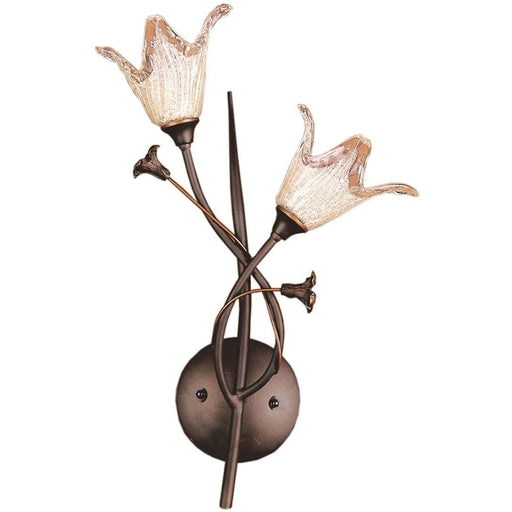 Fioritura Aged Bronze Wall Sconce - Wall Sconce