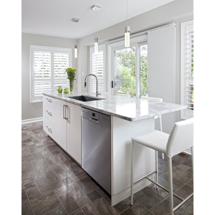 Fizz III Polished Chrome LED Mini Pendant - Mini-Pendants