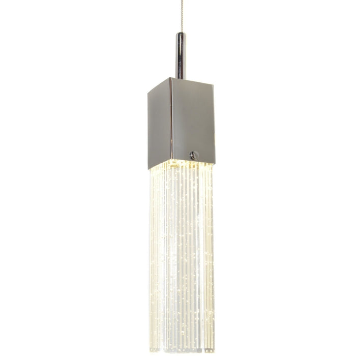 Fizz III Polished Chrome LED Single Pendant - Pendants