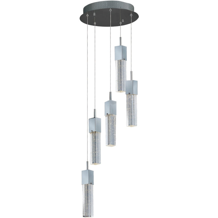 Fizz III Polished Chrome LED Single Pendant - Pendants