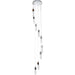 Fizz III Polished Chrome LED Single Pendant - Pendants