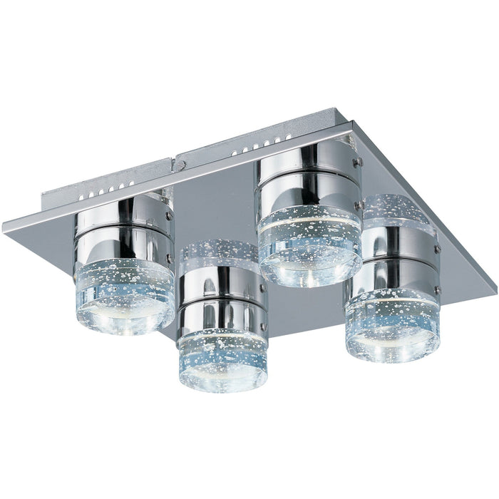 Fizz IV Polished Chrome LED Flush Mount - Flushmounts