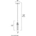 Fizz IV Polished Chrome LED Mini Pendant - Mini-Pendants