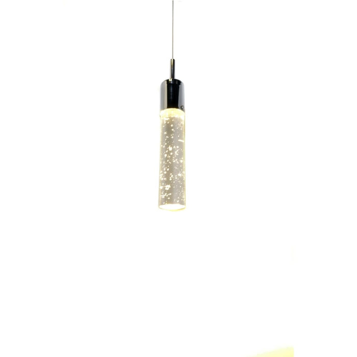 Fizz IV Polished Chrome LED Multi-Light Pendant - Pendants