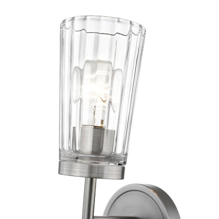 Flair Antique Nickel 1 Light Wall Sconce - Wall Sconces