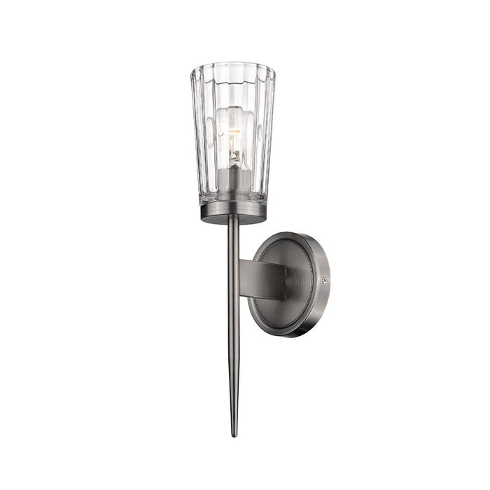 Flair Antique Nickel 1 Light Wall Sconce - Wall Sconces