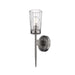 Flair Antique Nickel 1 Light Wall Sconce - Wall Sconces