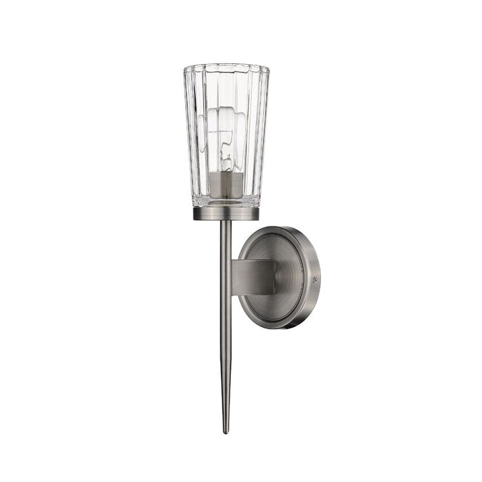 Flair Antique Nickel 1 Light Wall Sconce - Wall Sconces