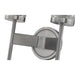 Flair Antique Nickel 2 Light Wall Sconce - Wall Sconces