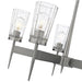 Flair Antique Nickel 5 Light Chandelier - Chandeliers