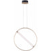 Flare Black / Soft Gold LED Single Pendant - Pendants
