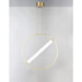 Flare Black / Soft Gold LED Single Pendant - Pendants