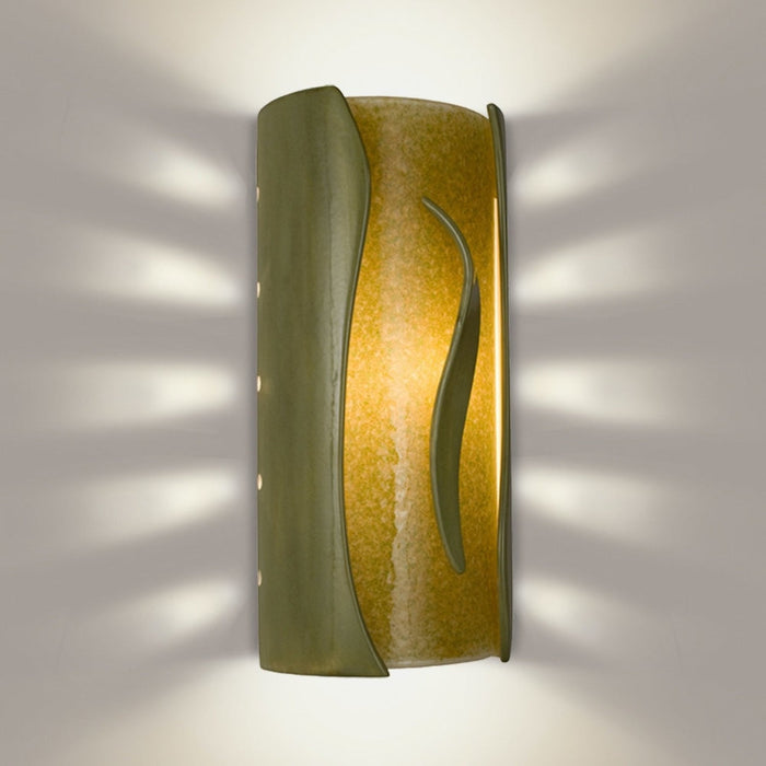 Flare Sagebrush and Moss Wall Sconce - Wall Sconce