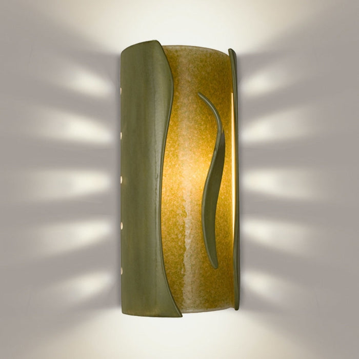 Flare Sagebrush and Moss Wall Sconce - Wall Sconce