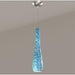 Flintstone Teal Crackle Halogen Mini Pendant - Mini-Pendants