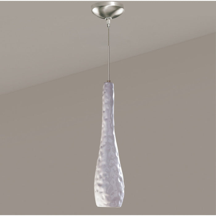 Flintstone White Gloss Halogen Mini Pendant - Mini-Pendants