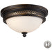 Flushmounts Deep Rust Flush Mount - Flush Mount