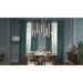 Flute Multi-Plated LED Linear Pendant - Pendants