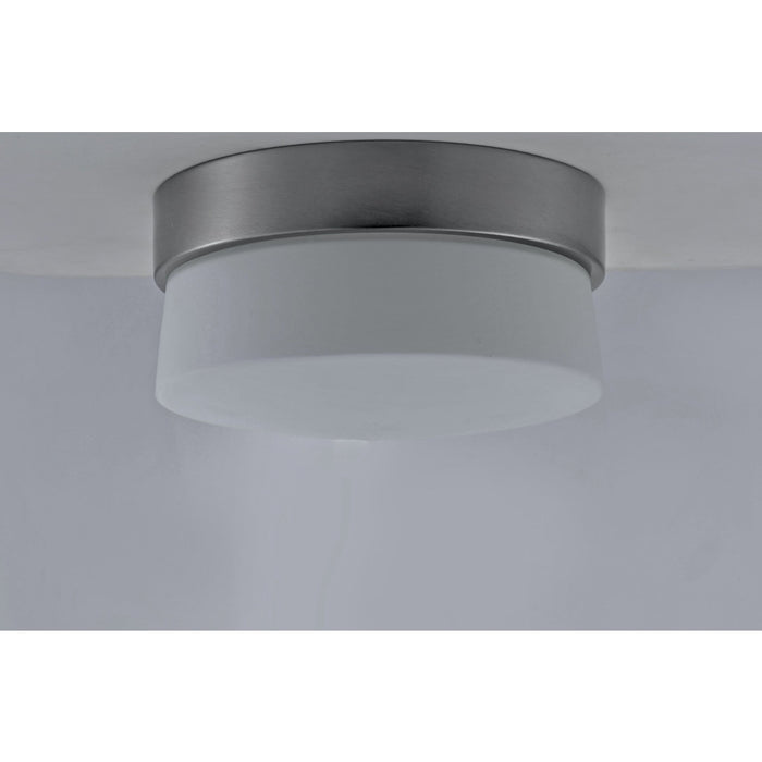 Flux Satin Silver LED Flush Mount - Flushmounts