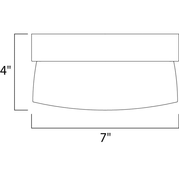 Flux Satin Silver LED Flush Mount - Flushmounts
